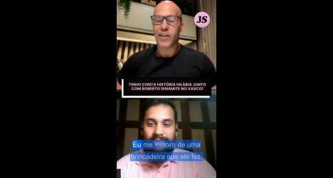 Tinho relembra bastidores curiosos ao lado de Roberto Dinamite no Vasco