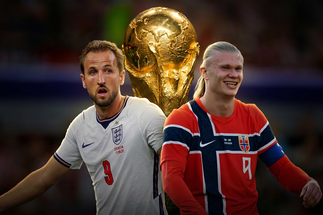 Duelo de artilheiros agita quartas de final da Copa do Mundo entre Inglaterra e Noruega