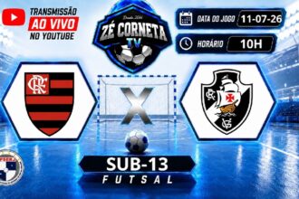 Futsal sub-13 define finalista em clássico entre Flamengo e Vasco