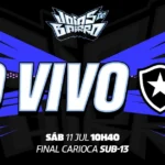 Botafogo e Fluminense decidem o título do Campeonato Carioca Sub-13