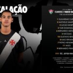 Vasco define escalação para o clássico decisivo contra o Fluminense na Copa Rio Sub-16