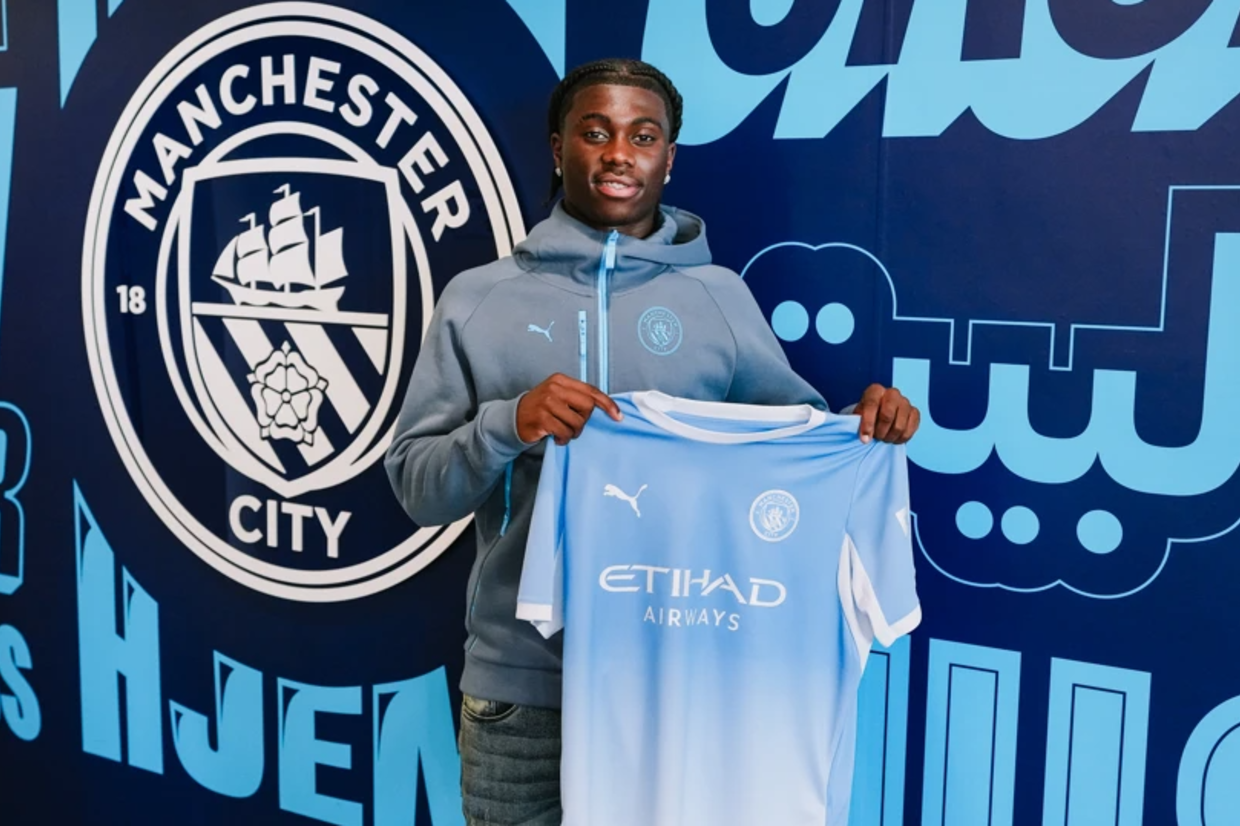 Manchester City oficializa a contratação da promessa Jeremy Monga