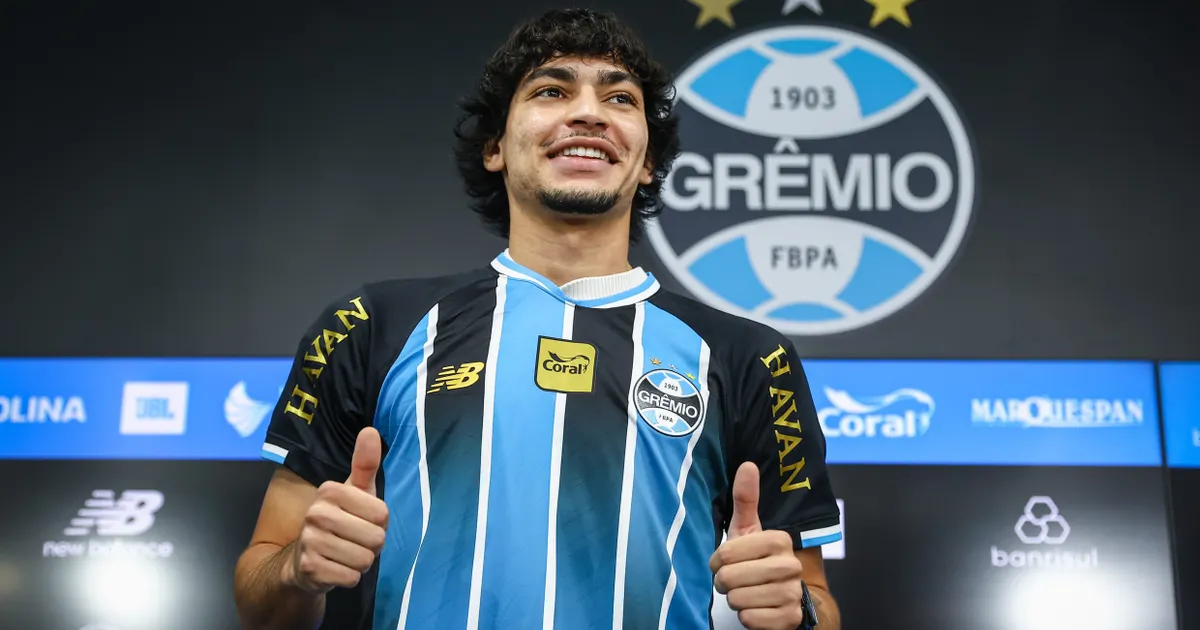 Matheus Nascimento reforça o Grêmio e destaca reencontro com Luís Castro