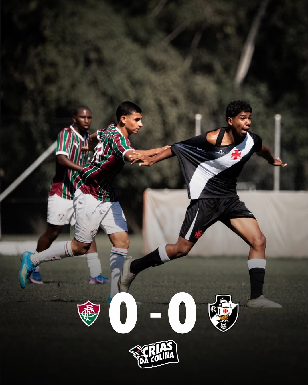 Vasco empata sem gols com o Fluminense e se despede da Copa Rio Sub-16