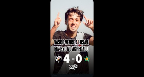 Vasco goleia Portuguesa e garante vaga nas semifinais da OPG