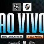Botafogo e Vasco decidem o título do Campeonato Carioca de Futsal sub-20