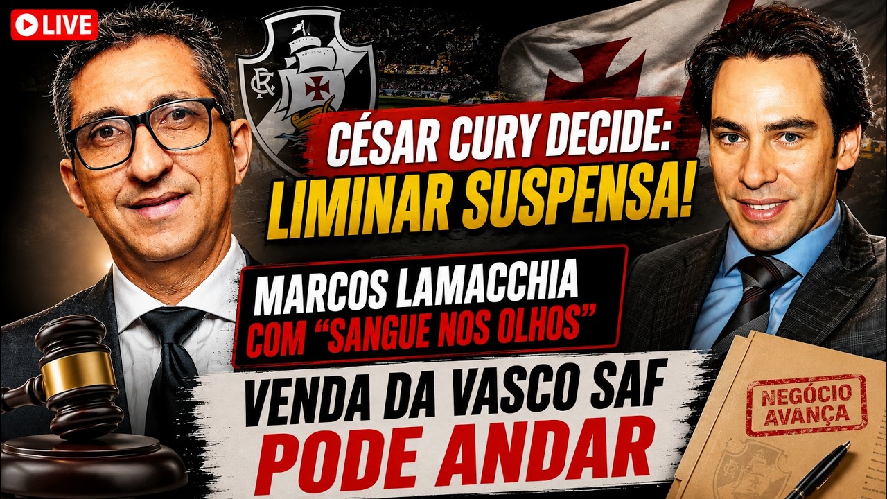 Decisão judicial impulsiona venda da Vasco SAF e negociação com Marcos Lamacchia
