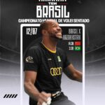 Vôlei sentado: Brasil enfrenta o Cazaquistão em estreia no Mundial após adiamento