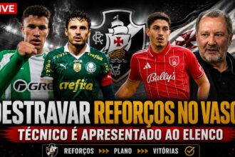 Vasco intensifica busca por reforços com presença de novo técnico no centro de treinamento