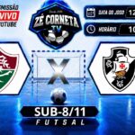 Futsal de base vive clássico decisivo entre Fluminense e Vasco