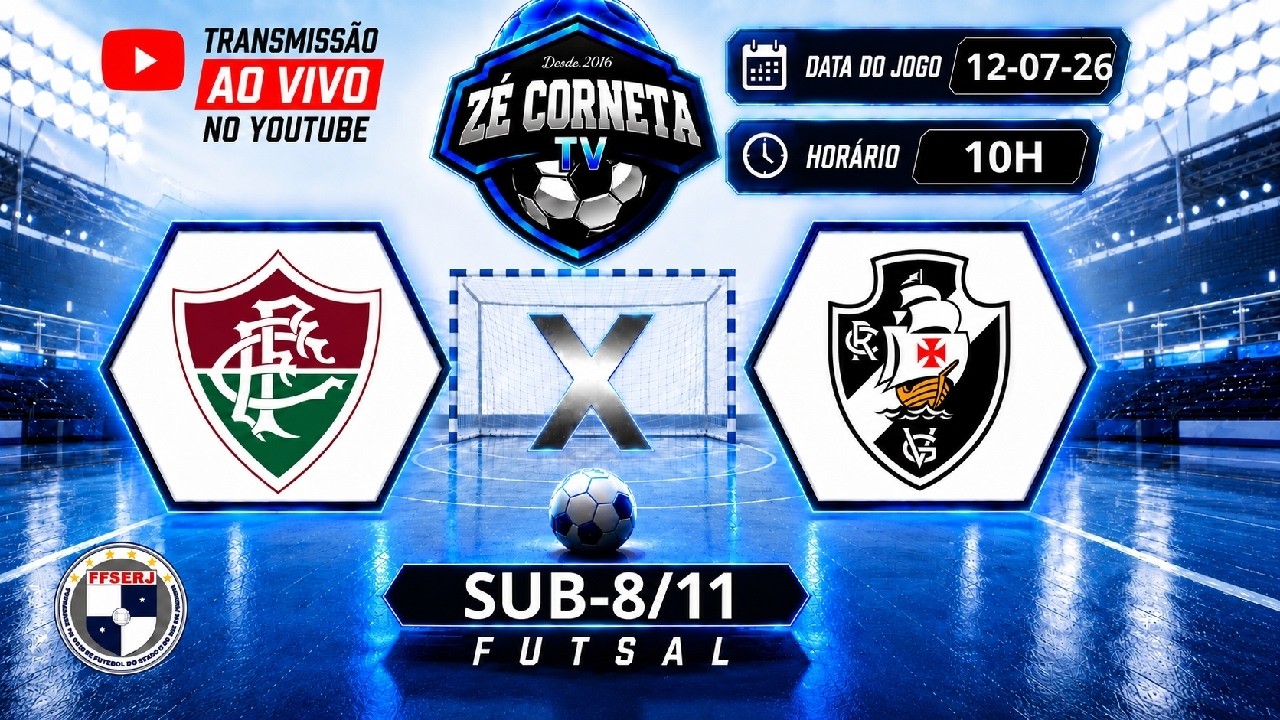 Futsal de base vive clássico decisivo entre Fluminense e Vasco