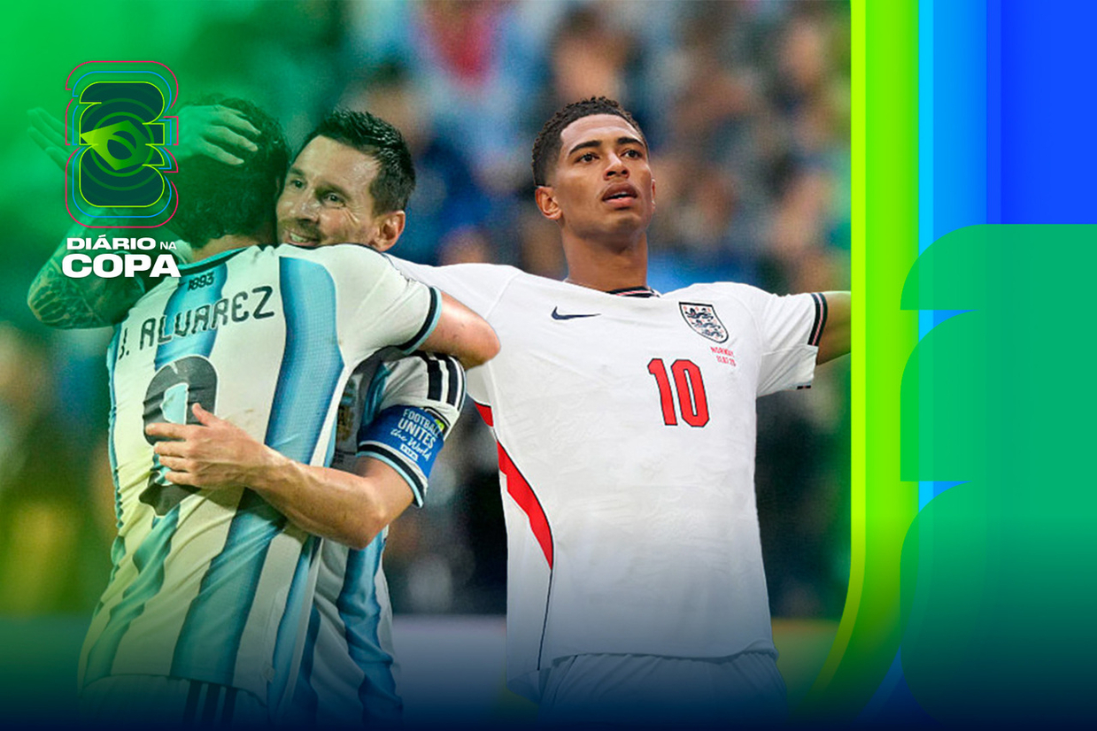 Argentina e Inglaterra reeditam duelo histórico na semifinal da Copa do Mundo