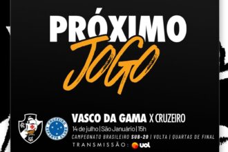 Vasco e Cruzeiro decidem vaga na semifinal do Campeonato Brasileiro Sub-20 em São Januário