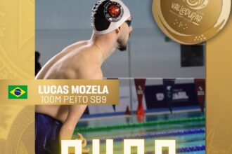 Lucas Mozela brilha e garante medalhas de ouro nos Jogos Parasul-americanos