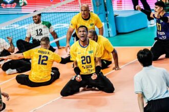 Vôlei sentado: Brasil mantém invencibilidade no Mundial da China