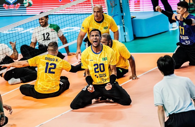 Vôlei sentado: Brasil mantém invencibilidade no Mundial da China
