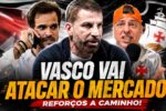 Mercado de transferências: Vasco intensifica busca por reforços e situação de atleta gera incerteza