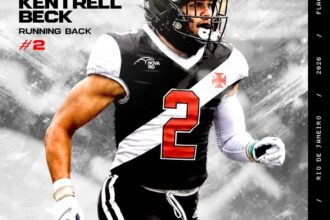 Vasco Almirantes anuncia contratação de Kentrell Beck para temporada 2026