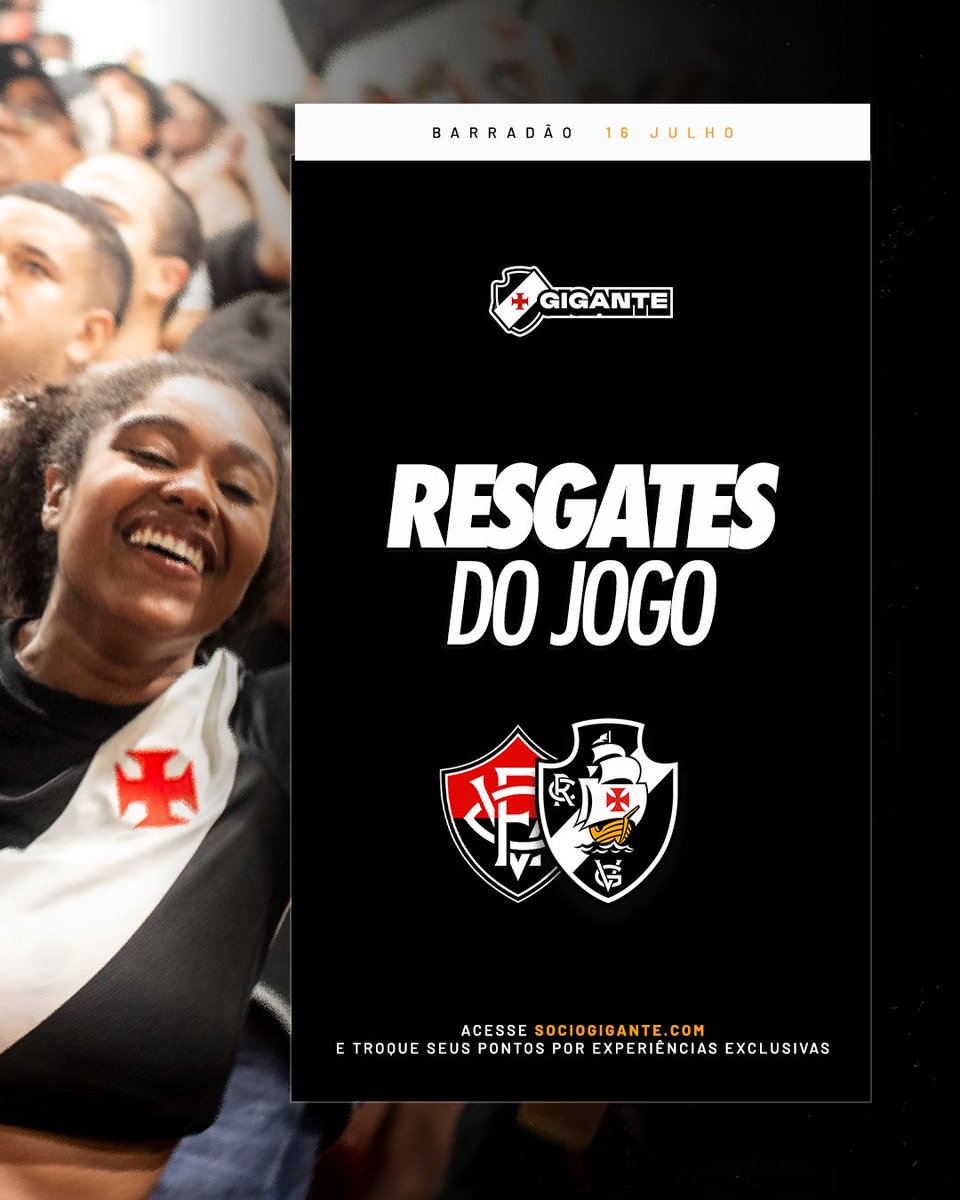 Vasco libera resgate de experiências exclusivas para sócios em Salvador