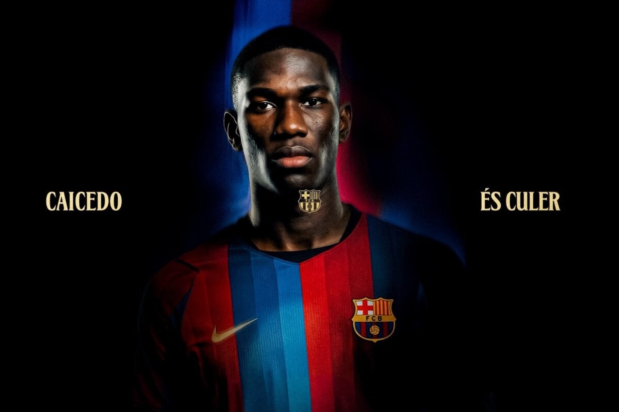 Barcelona oficializa contratação da promessa equatoriana Josué Caicedo