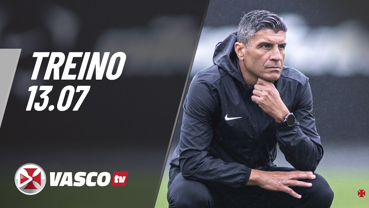 Vasco intensifica preparação no CT Moacyr Barbosa em treino desta segunda-feira