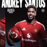 Andrey Santos é o novo reforço do Manchester United em transferência milionária