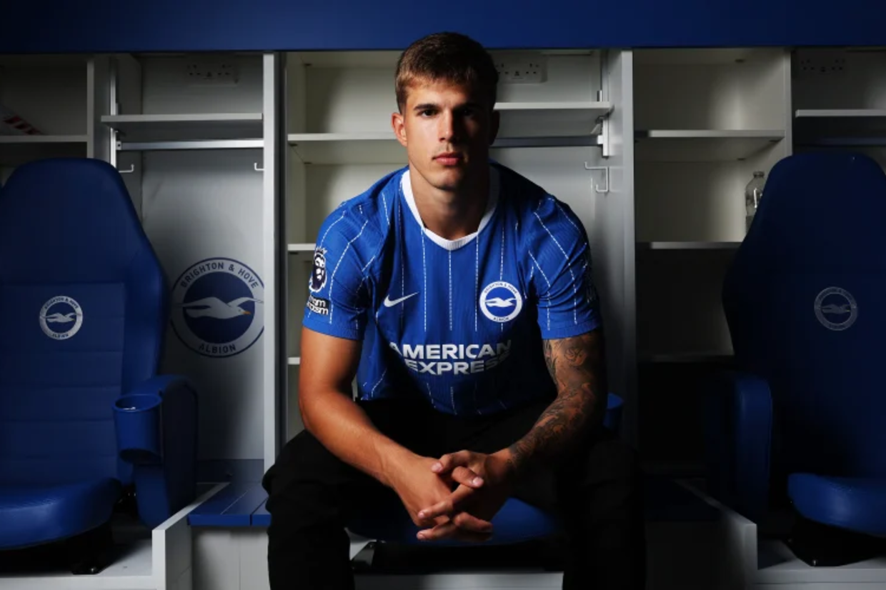 Brighton investe pesado na contratação do zagueiro Luka Vuskovic