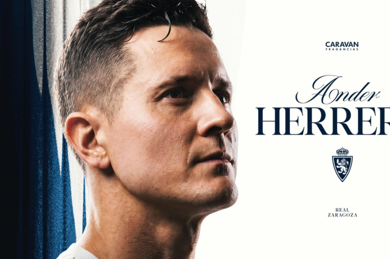 Ander Herrera retorna ao Real Zaragoza após 15 anos de trajetória internacional