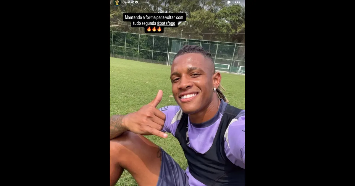 Danilo reafirma compromisso com Botafogo e planeja retorno aos treinos