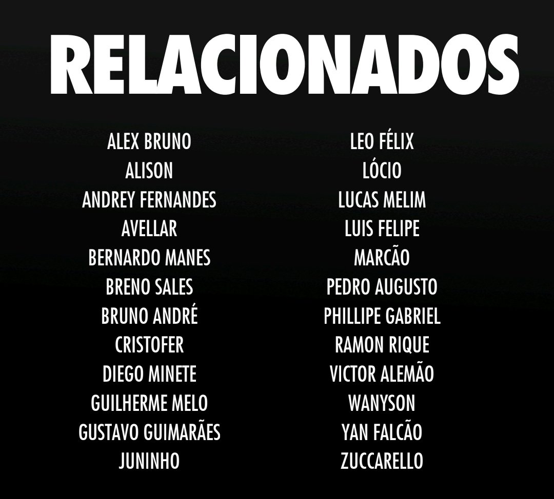 Vasco define relacionados para decisão contra o Cruzeiro no Brasileiro Sub-20
