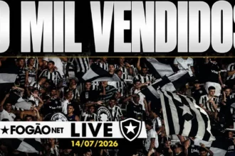 Botafogo atinge marca de 10 mil ingressos vendidos para retorno ao Brasileirão