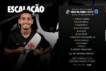 Vasco Sub-20 divulga escalação para confronto decisivo contra o Cruzeiro no Campeonato Brasileiro