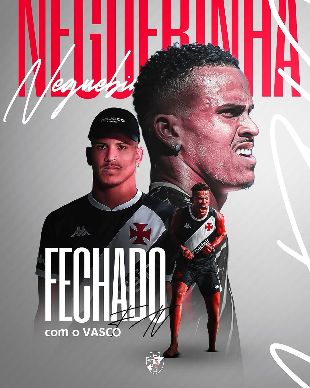 Neguebinha é o novo reforço do Vasco para a disputa da Liga Nacional de futevôlei