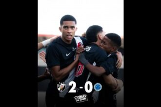 Vasco supera o Cruzeiro e garante vaga na semifinal do Brasileirão Sub-20
