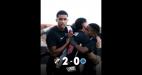 Vasco supera o Cruzeiro e garante vaga na semifinal do Brasileirão Sub-20