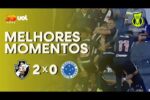 Vasco supera Cruzeiro e avança no Brasileirão sub-20