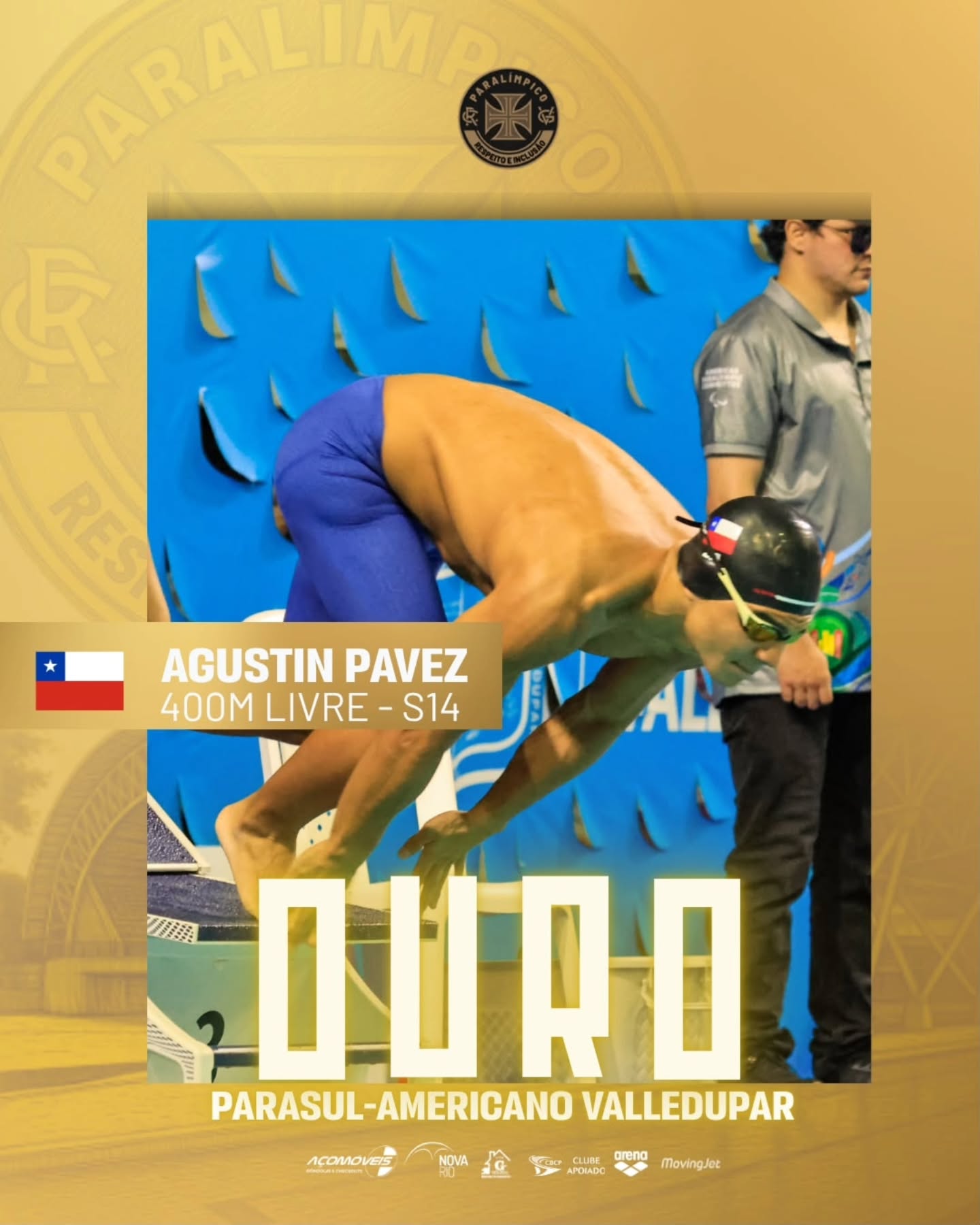 Natação paralímpica garante seis medalhas em Valledupar