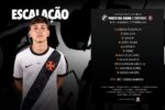 Vasco define escalação para confronto contra o Corinthians no Brasileiro sub-17