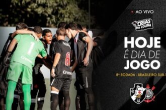Vasco e Corinthians se enfrentam pela oitava rodada do Campeonato Brasileiro Sub-17