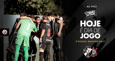 Vasco e Corinthians se enfrentam pela oitava rodada do Campeonato Brasileiro Sub-17