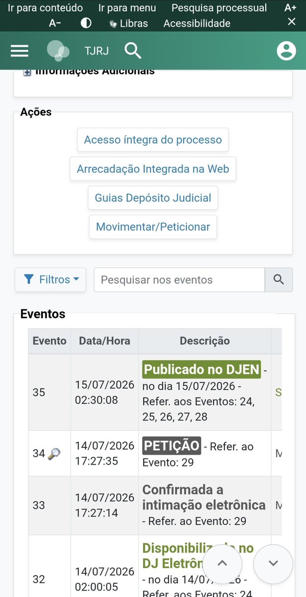 Justiça publica decisão sobre efeito suspensivo e abre prazo para manifestação da 777