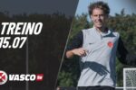 Vasco da Gama intensifica preparação física em treino realizado nesta segunda-feira