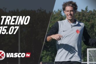 Vasco da Gama intensifica preparação física em treino realizado nesta segunda-feira