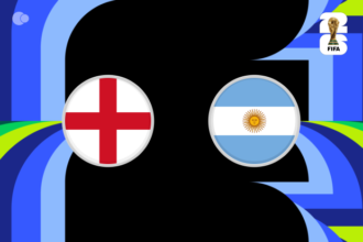 Inglaterra e Argentina se enfrentam em duelo decisivo no gramado