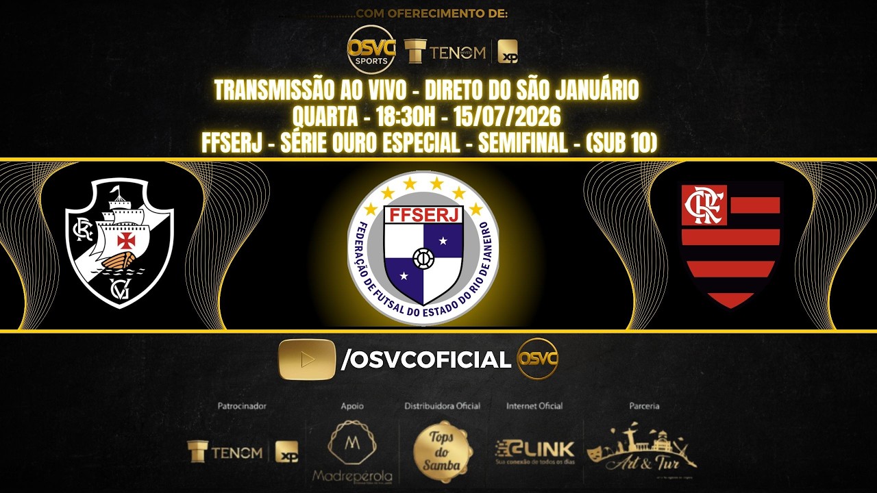 Futsal sub-10 define finalista em clássico decisivo entre Vasco e Flamengo