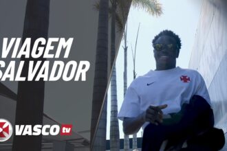 Vasco registra bastidores da viagem para confronto em Salvador