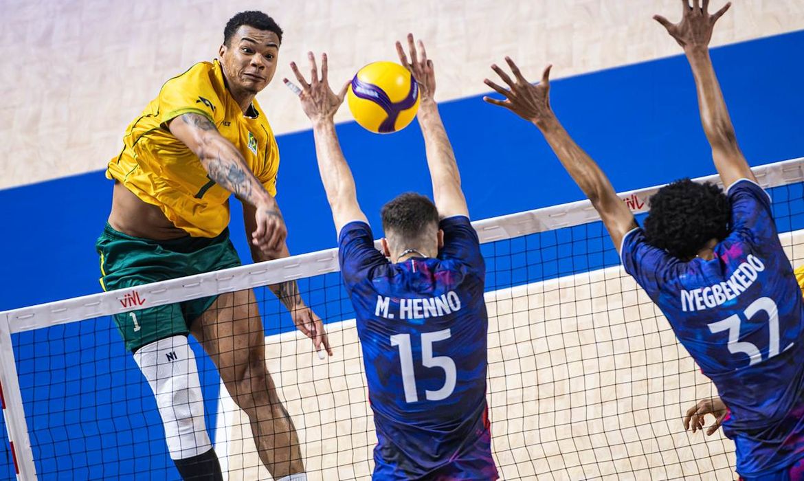 Brasil supera França na Liga das Nações e ganha fôlego na tabela