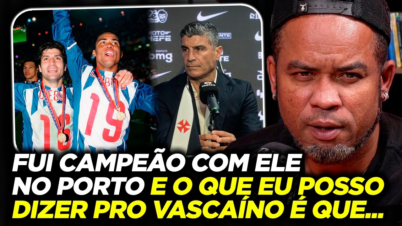 Carlos Alberto compartilha experiência com Pedro Emanuel e projeta futuro no Vasco