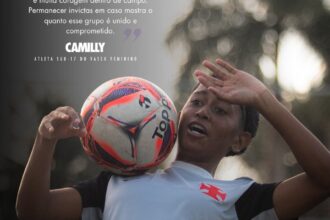 Camilly exalta união e desempenho do Vasco no campeonato sub-17