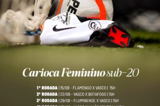 Vasco feminino sub-20 tem calendário definido para o Campeonato Carioca de 2026